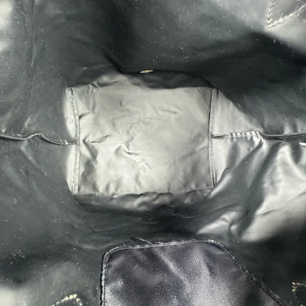 Longchamp Le Pliage Black Nylon/Leather Large Tote - Picture 7 of 11
